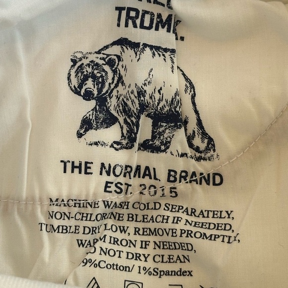 The Normal Brand | Hi-Rise Ankle Skimmer in White - Picture 12 of 12